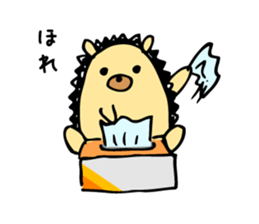 hedgehog sticker by MANMARU-DO sticker #14718579