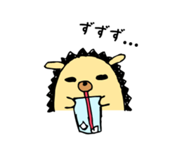 hedgehog sticker by MANMARU-DO sticker #14718583