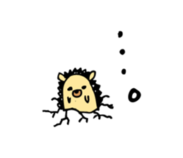 hedgehog sticker by MANMARU-DO sticker #14718585
