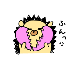 hedgehog sticker by MANMARU-DO sticker #14718596