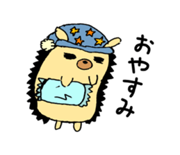 hedgehog sticker by MANMARU-DO sticker #14718601