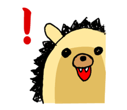 hedgehog sticker by MANMARU-DO sticker #14718602