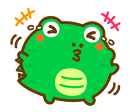 Round crocodile sticker #14719399