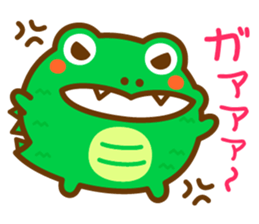 Round crocodile sticker #14719400