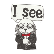 RYOMA SAEKI's LINE sticker Dog and Fish sticker #14719992