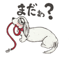 RYOMA SAEKI's LINE sticker Dog and Fish sticker #14719993