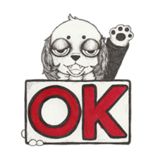 RYOMA SAEKI's LINE sticker Dog and Fish sticker #14719994