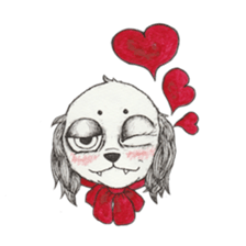RYOMA SAEKI's LINE sticker Dog and Fish sticker #14719997