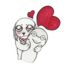 RYOMA SAEKI's LINE sticker Dog and Fish sticker #14719998