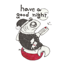 RYOMA SAEKI's LINE sticker Dog and Fish sticker #14720022