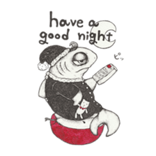 RYOMA SAEKI's LINE sticker Dog and Fish sticker #14720022