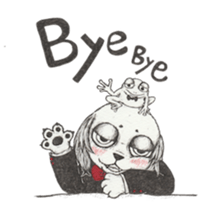 RYOMA SAEKI's LINE sticker Dog and Fish sticker #14720024