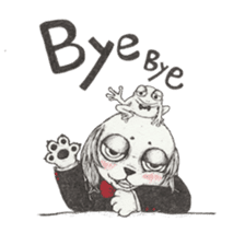 RYOMA SAEKI's LINE sticker Dog and Fish sticker #14720024