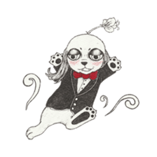 RYOMA SAEKI's LINE sticker Dog and Fish sticker #14720027