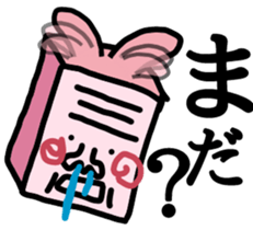 Cat and rabbit. Cat and rabbit. sticker #14720447