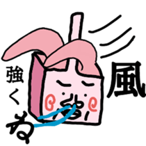 Cat and rabbit. Cat and rabbit. sticker #14720453