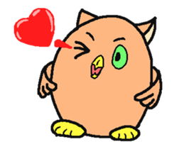 Amination HoHoHo Owl sticker #14720550