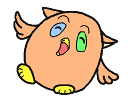 Amination HoHoHo Owl sticker #14720553