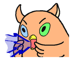 Amination HoHoHo Owl sticker #14720557