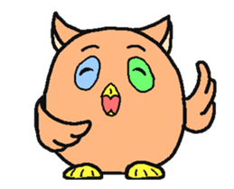 Amination HoHoHo Owl sticker #14720570