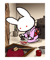 World of white rabbit 2 sticker #14721246