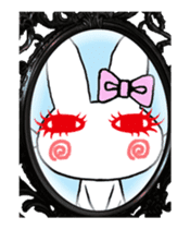 World of white rabbit 2 sticker #14721253