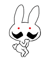 World of white rabbit 2 sticker #14721257