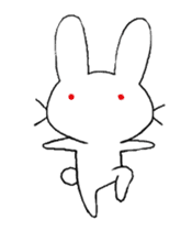 World of white rabbit 2 sticker #14721259