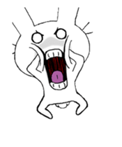 World of white rabbit 2 sticker #14721260