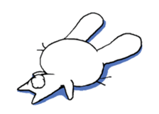 World of white rabbit 2 sticker #14721262