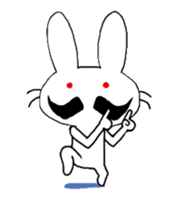 World of white rabbit 2 sticker #14721263