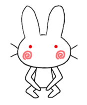 World of white rabbit 2 sticker #14721266