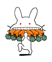 World of white rabbit 2 sticker #14721269