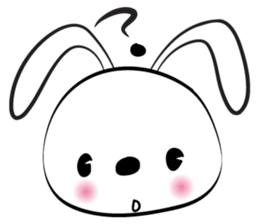 rabbit cute cute sticker #14721438