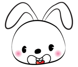 rabbit cute cute sticker #14721441