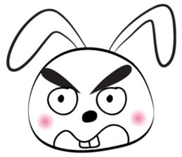 rabbit cute cute sticker #14721443