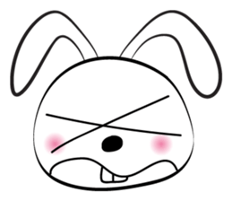 rabbit cute cute sticker #14721445