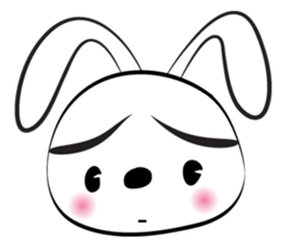 rabbit cute cute sticker #14721448