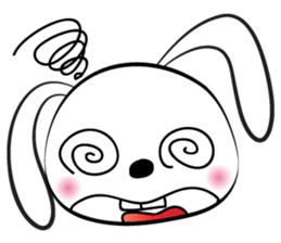 rabbit cute cute sticker #14721450