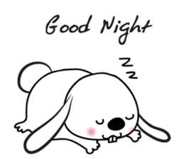 rabbit cute cute sticker #14721454