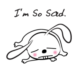 rabbit cute cute sticker #14721456