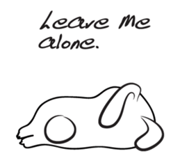 rabbit cute cute sticker #14721457