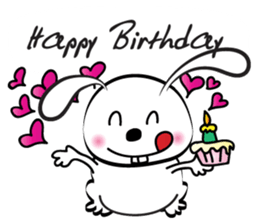 rabbit cute cute sticker #14721458