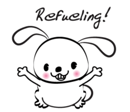 rabbit cute cute sticker #14721460