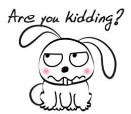 rabbit cute cute sticker #14721463