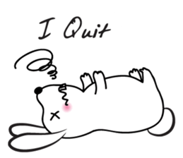 rabbit cute cute sticker #14721465