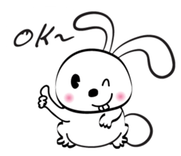 rabbit cute cute sticker #14721466