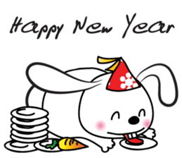 rabbit cute cute sticker #14721472