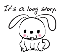 rabbit cute cute sticker #14721473