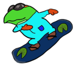Frog U-doku 3 sticker #14721685